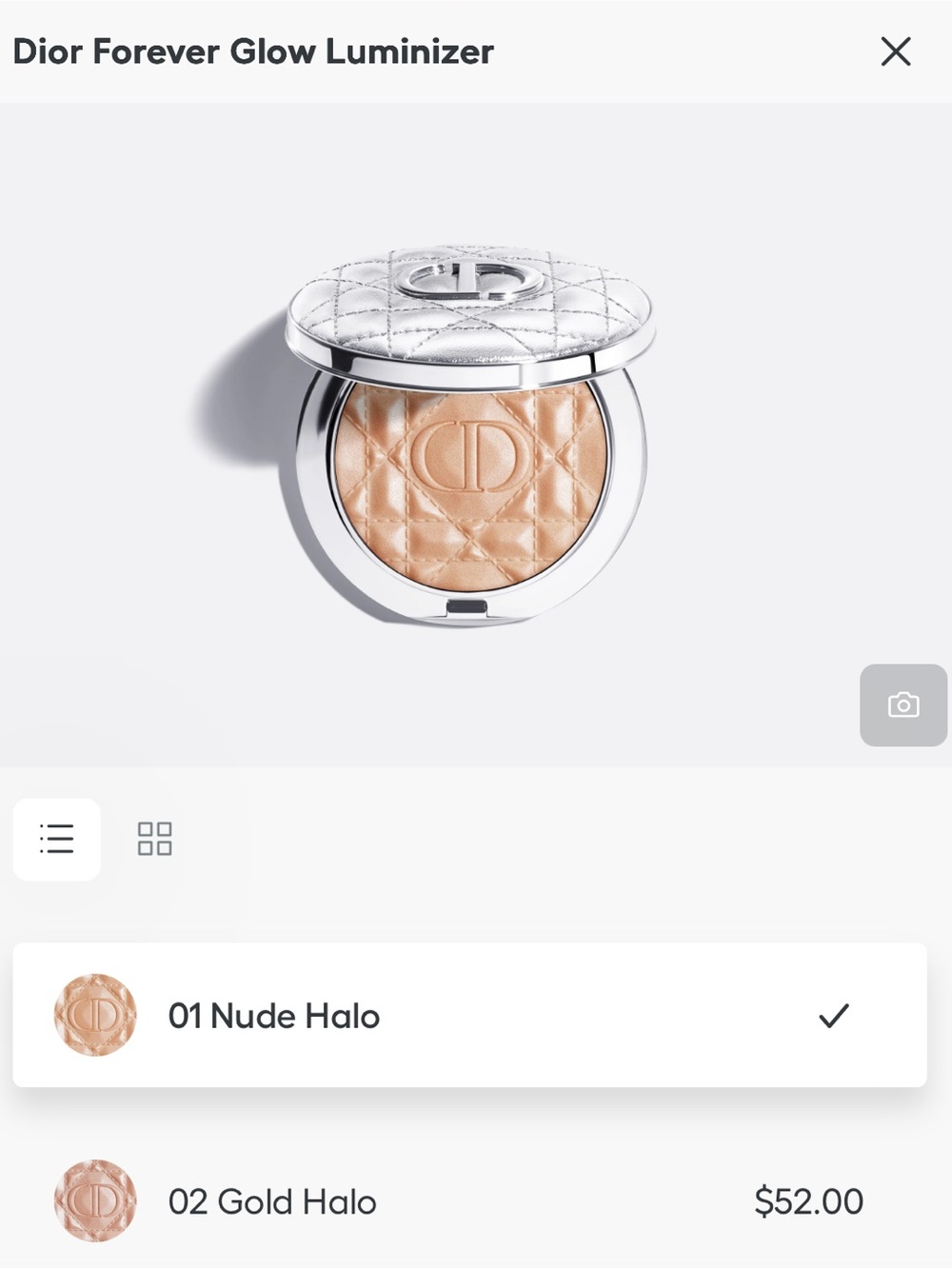 Dior Nude Halo Illuminating Highlighter - Nude-Beige Glow